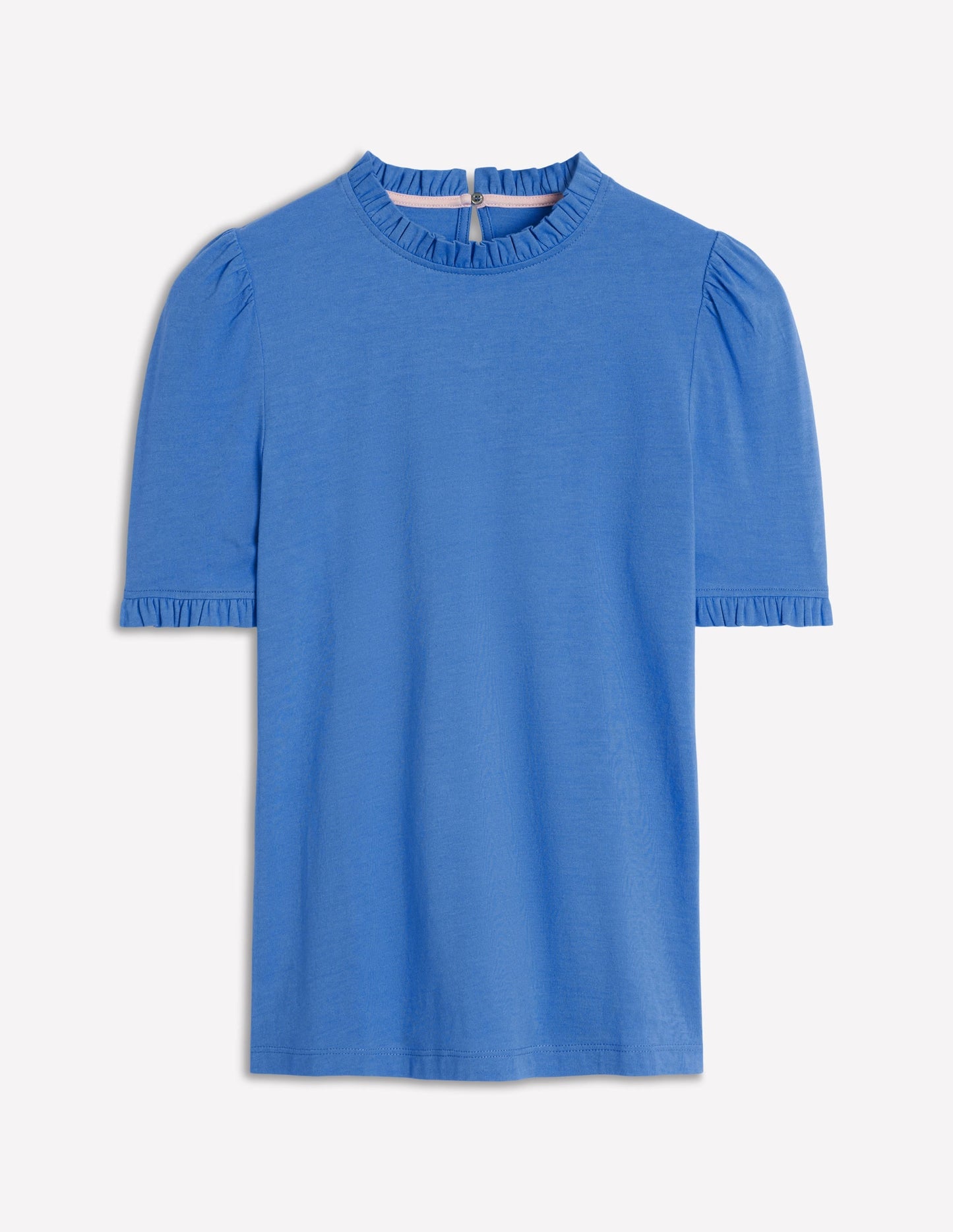 Supersoft Frill Detail T-shirt-Meadow Spring