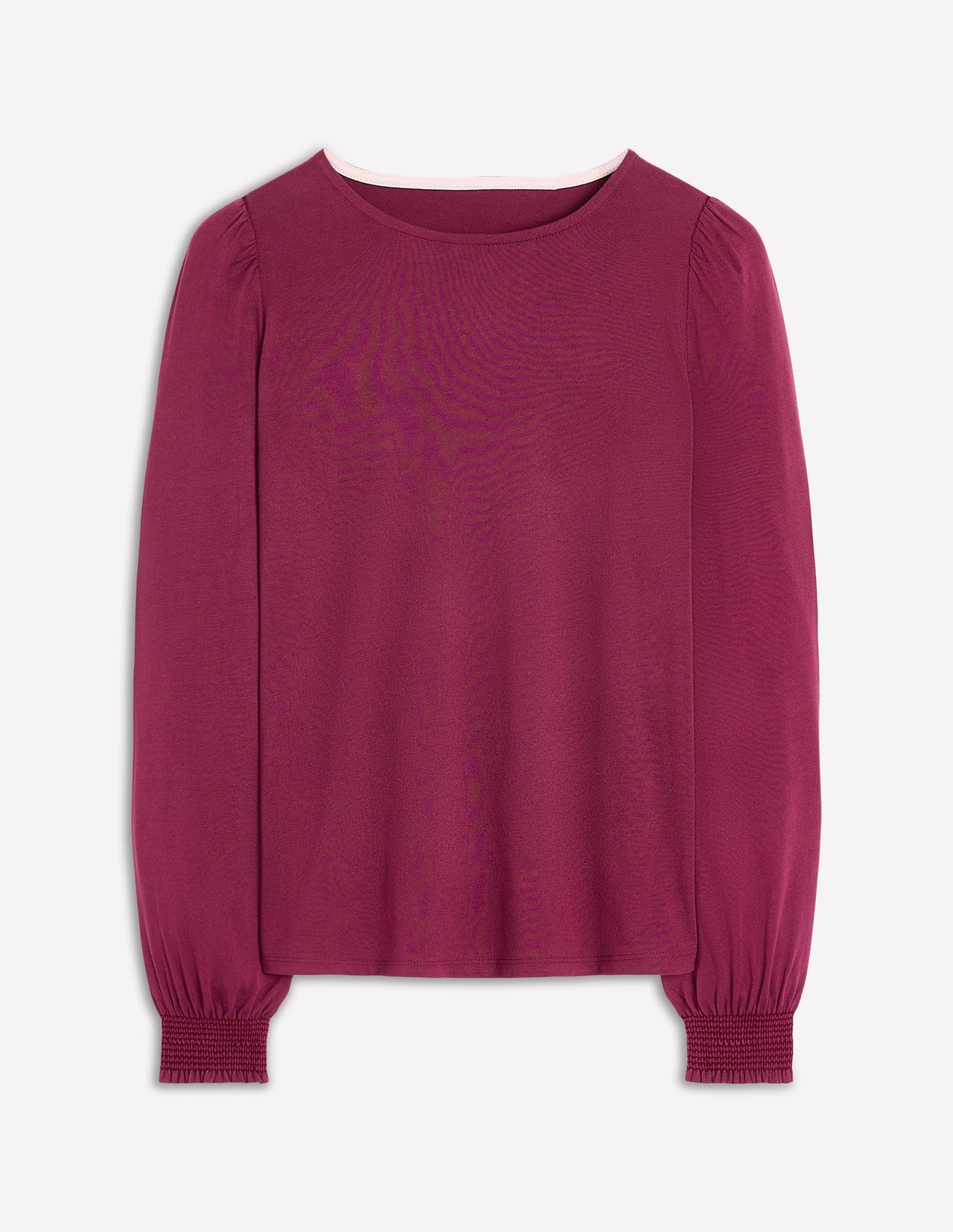 Smocked Cuff Supersoft Top-Deep Wisteria